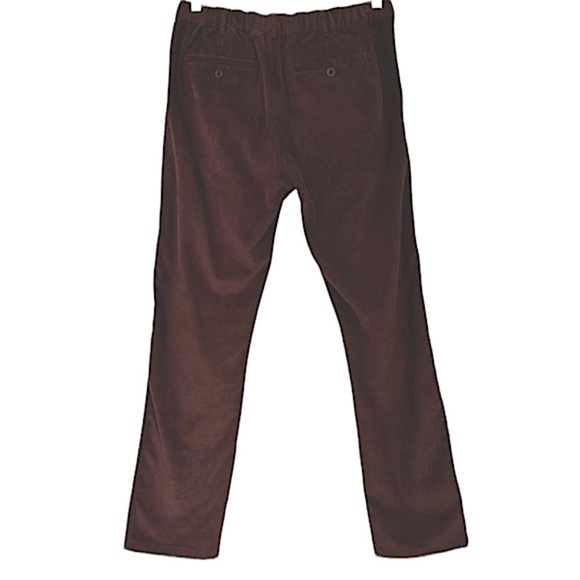 HUCKLEBERRY WELLEN EASY FIT CORDUROY BROWN PANTS SIZE 31 - Picture 2 of 12